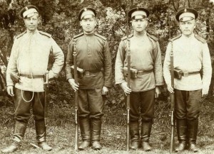 diversité des chemises gymnastiques  de l'Armée Impériale (première guerre mondiale)