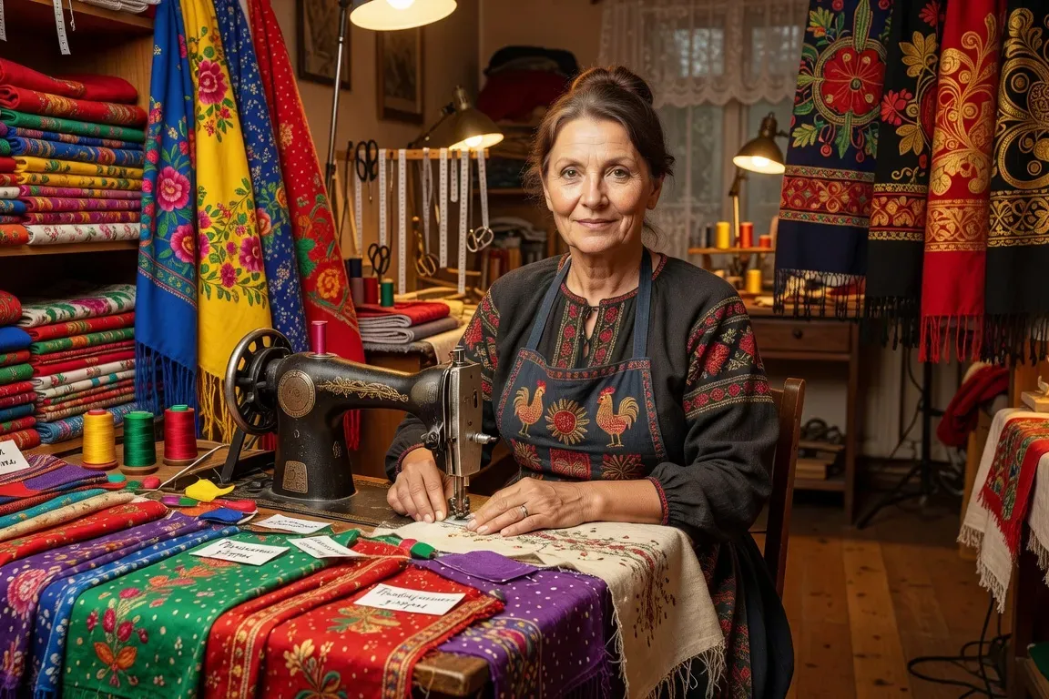 Olga Morozova, créatrice de costumes russes à Lyon — portrait éditorial