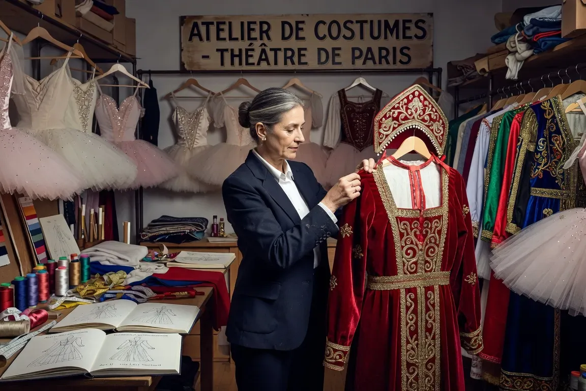 Marina Bossard, costumière professionnelle pour ballets russes à Paris — portrait éditorial