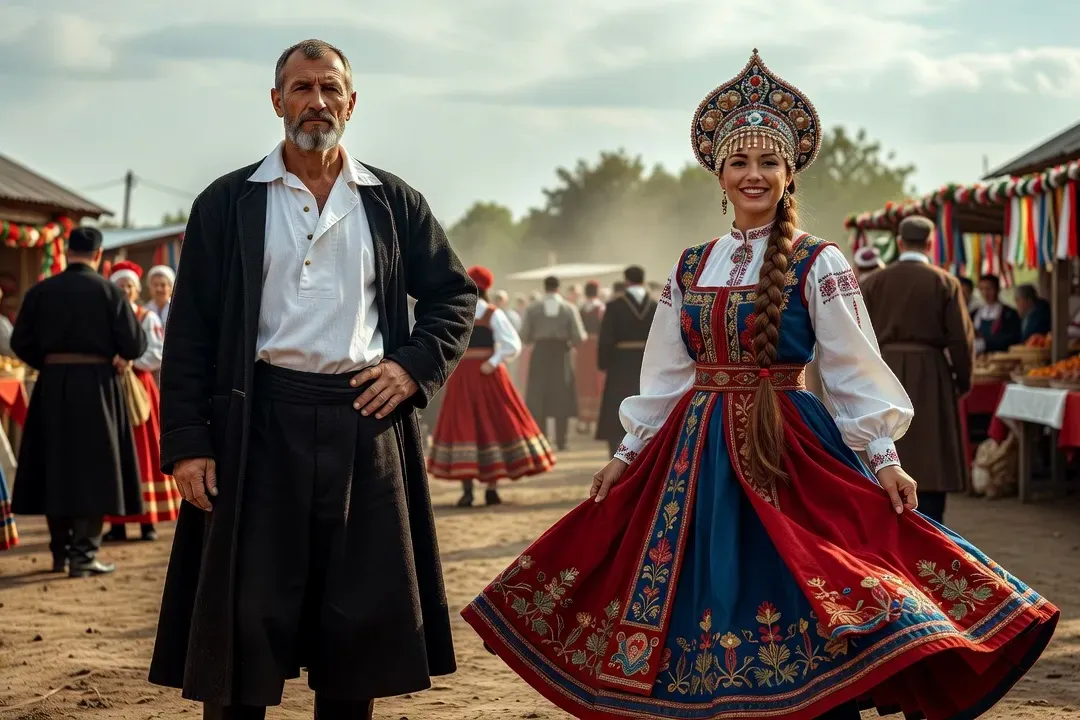 Habit traditionnel russe homme et femme selon les occasions