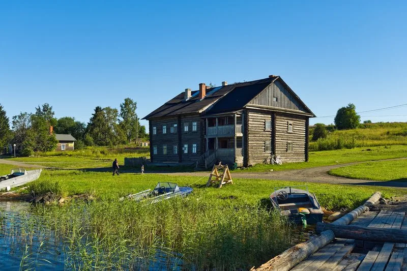 Ile de Kizhi en Carelie, architecture en bois russe classee au patrimoine mondial UNESCO