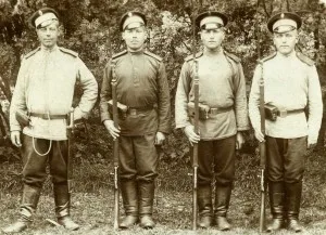 Diversite des chemises gymnastiques de l'armee imperiale russe, premiere guerre mondiale
