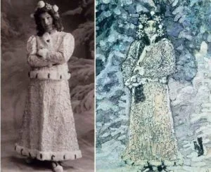 Nadejda Zabela-Vrubel dans le role de Snegourotchka - Opera de Rimsky-Korsakov